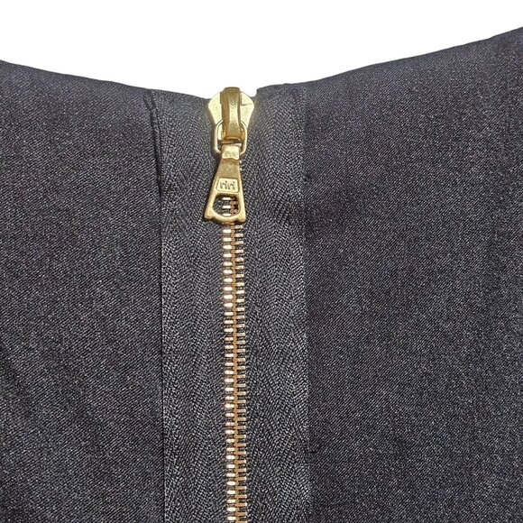 Anthropologie Yoana Baraschi Silk Blend Dress 8 – Colorblock Modern Art Cocktail - Picture 3 of 11